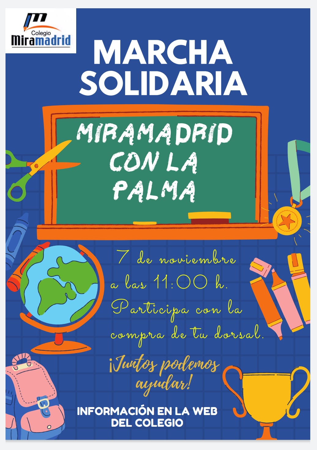 Marcha solidaria por La Palma