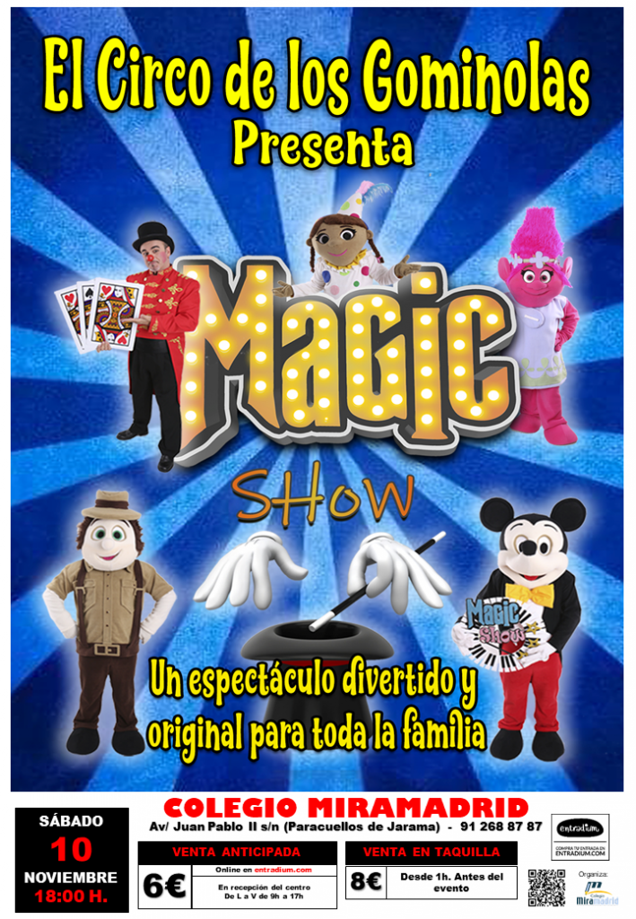 Ven con la familia a pasar una bonita tarde de magia.
